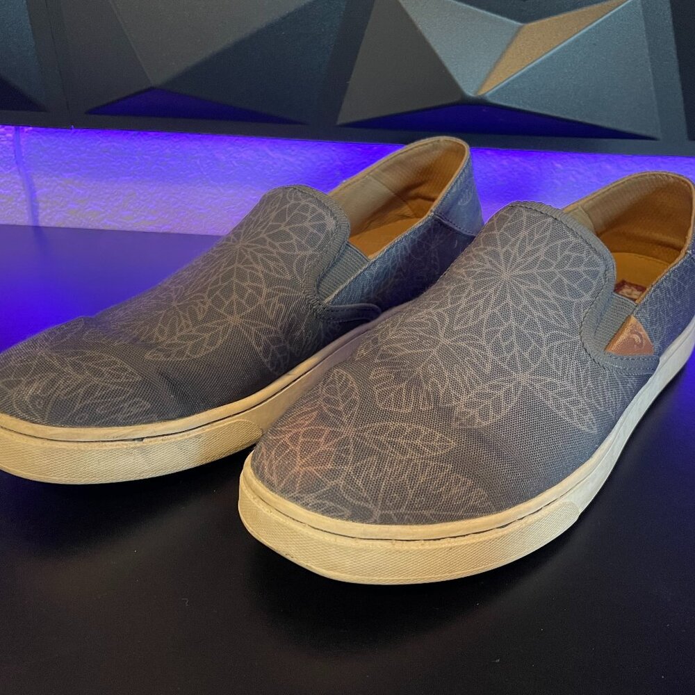 Olukai PEHUEA POW! WOW! Slip On Canvas Shoes
